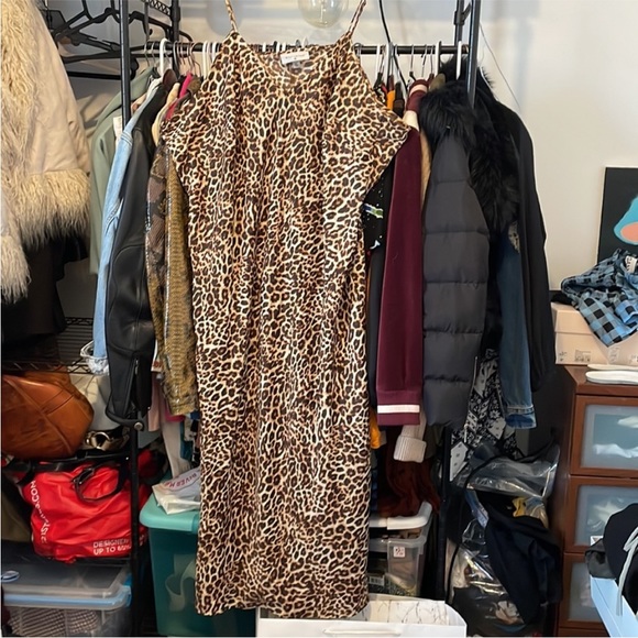 Nili Lotan x Target Leopard Print Slip Dress - Picture 4 of 9